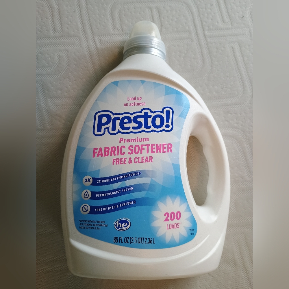 Presto Premium Fabric Softener Free & Clear